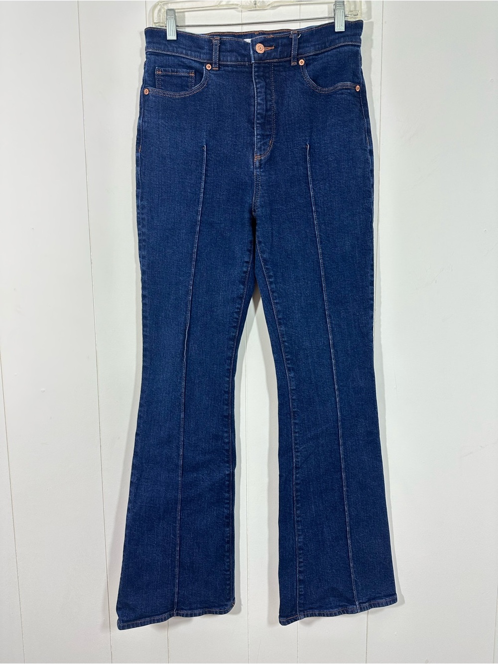 LOFT The Slim Flare Women’s Size 28/6 Stretch Denim Blue Jeans Casual